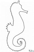 hippocampus Coloring Pages To Print